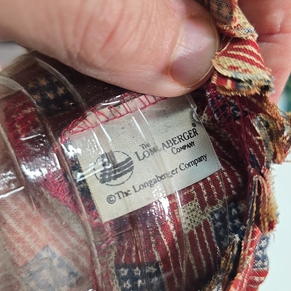 Longaberger Basket Fabric Liner Lot Mixed Small Med large - Picture 13 of 16